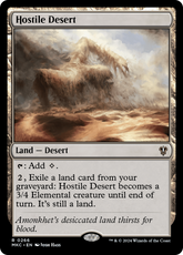 Deserto Hostil / Hostile Desert - Magic: The Gathering - MoxLand